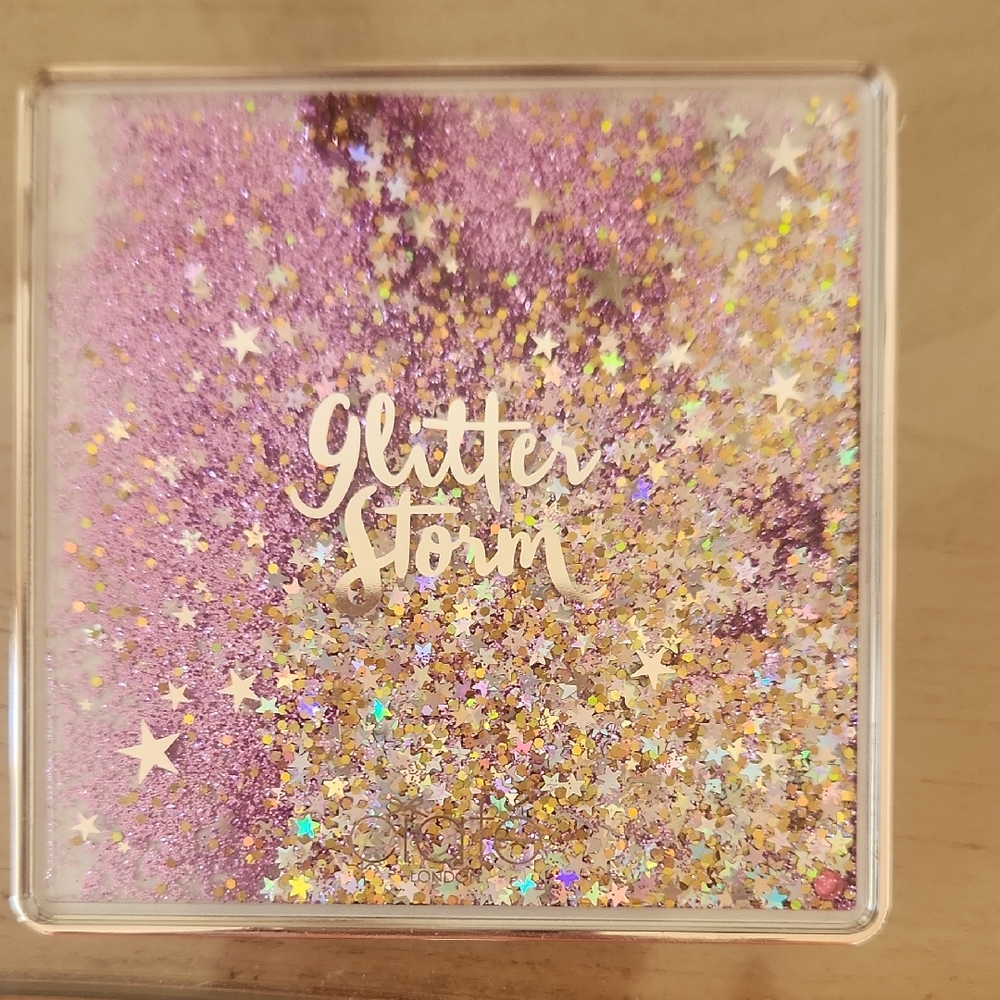 Ciaté London Glitter Storm Eyeshadow Palette - Purple and Gold